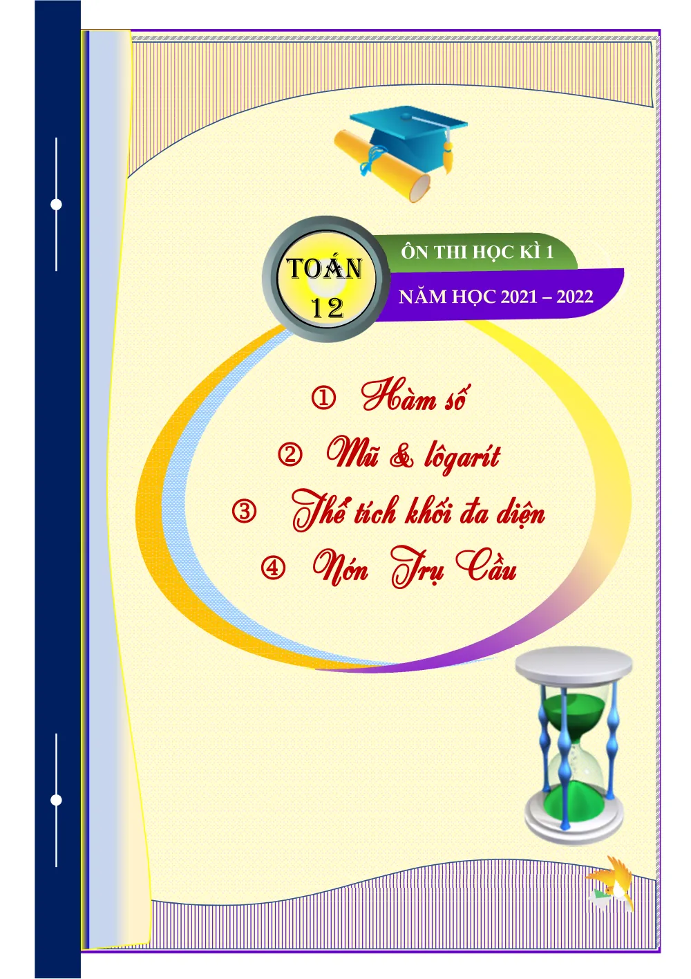 Xem trước trang 1 của "15 Đề Ôn Tập Cuối Học Kỳ 1 Môn Toán 12 Năm Học 2021-2022 - Lê Văn Đoạn"
