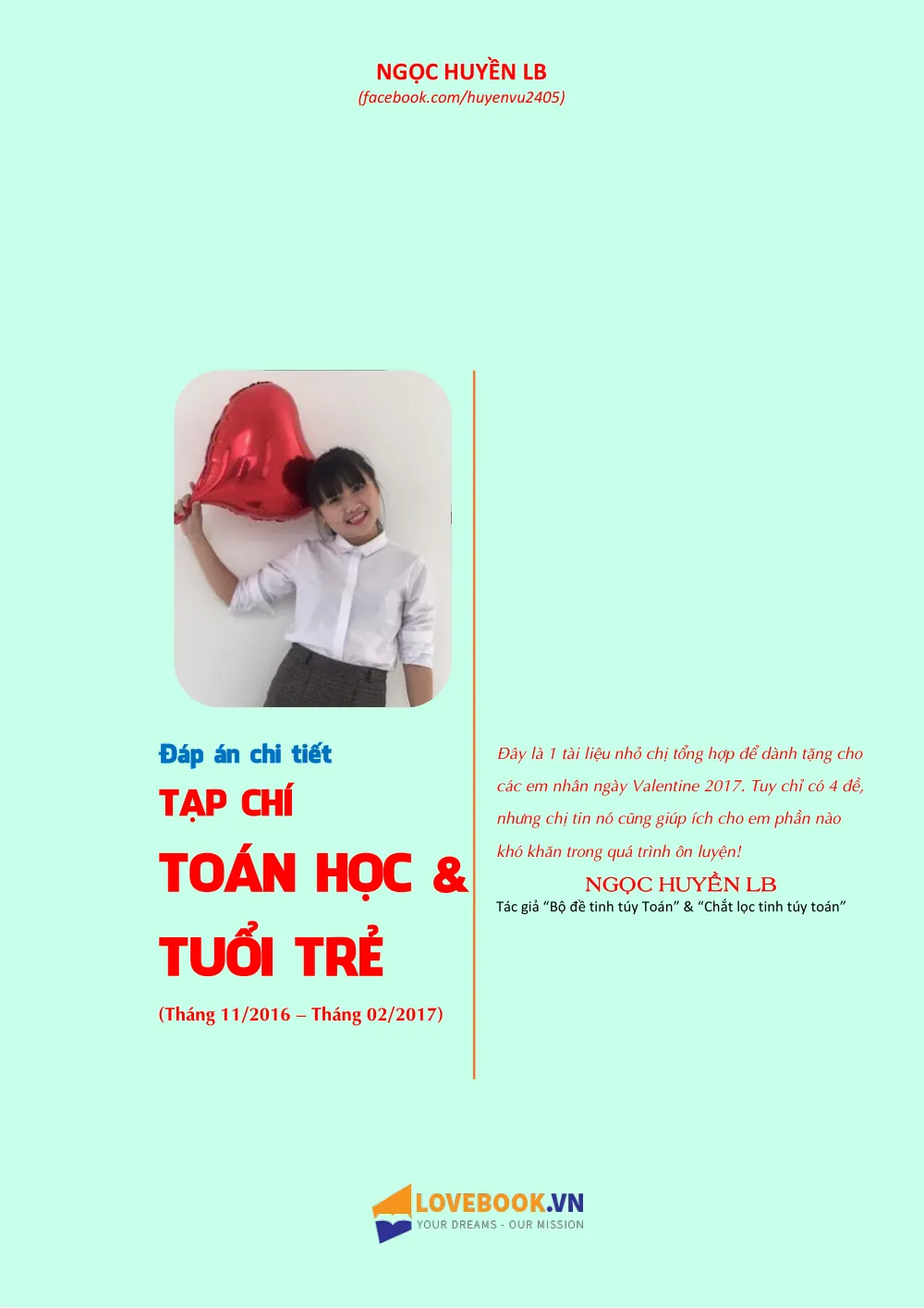 Xem trước trang 1 của "Giải chi tiết một số đề thi thử THPT QG 2017 môn Toán - Tạp chí Toán học & Tuổi trẻ"