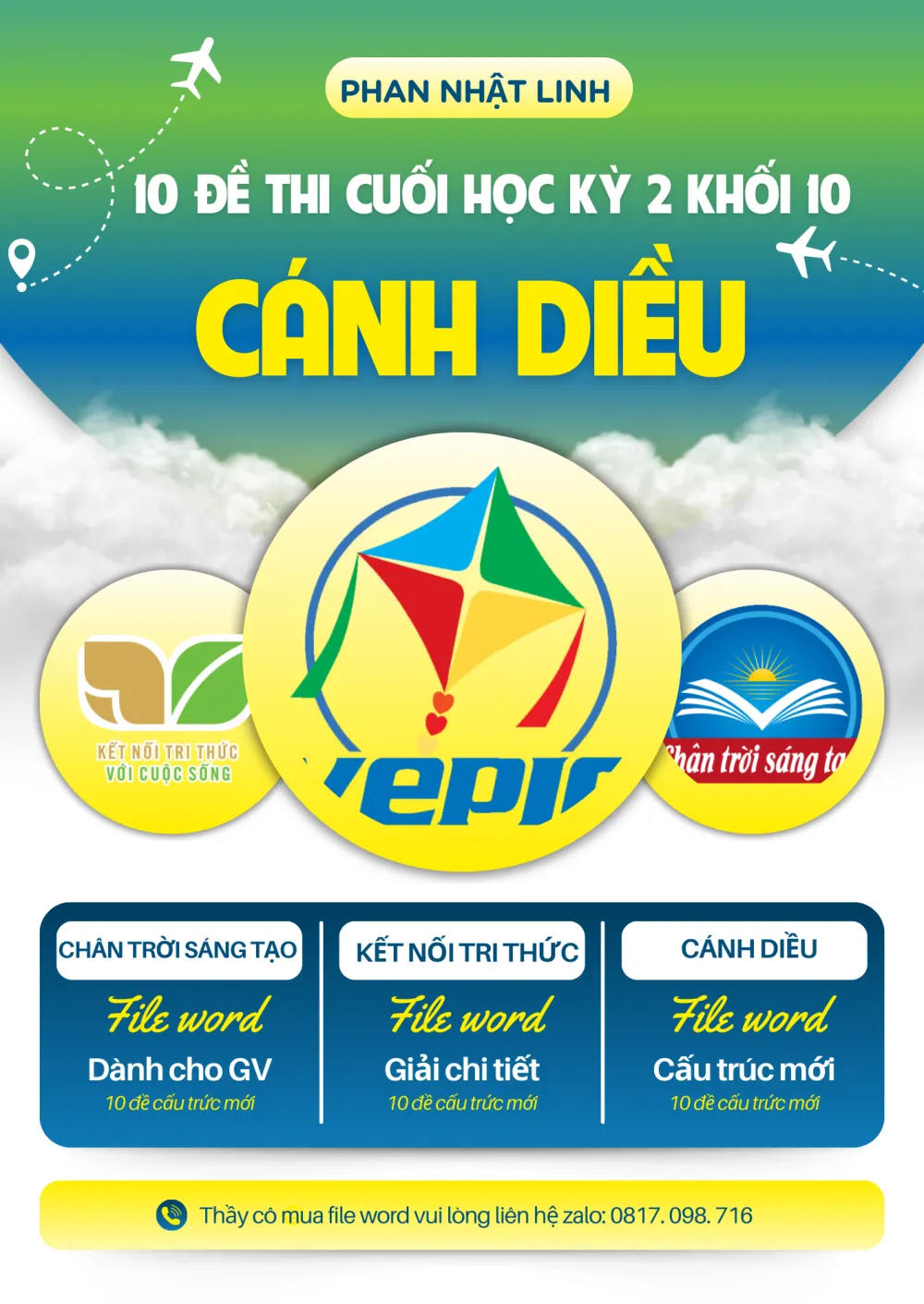 Xem trước trang 1 của "Đề cuối kỳ 2 Toán 10 - Sách Cánh Diều - Năm học 2023-2024 (theo định hướng BGDĐT 2025)"