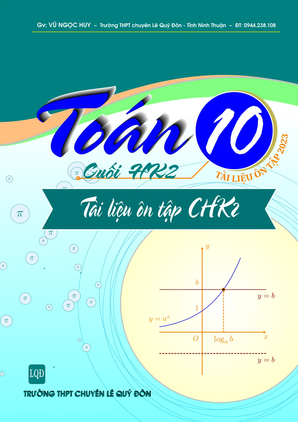Xem trước trang 1 của "Tài liệu ôn tập cuối HK2 - Toán 10 - Trường THPT Chuyên Lê Quý Đôn, Ninh Thuận"