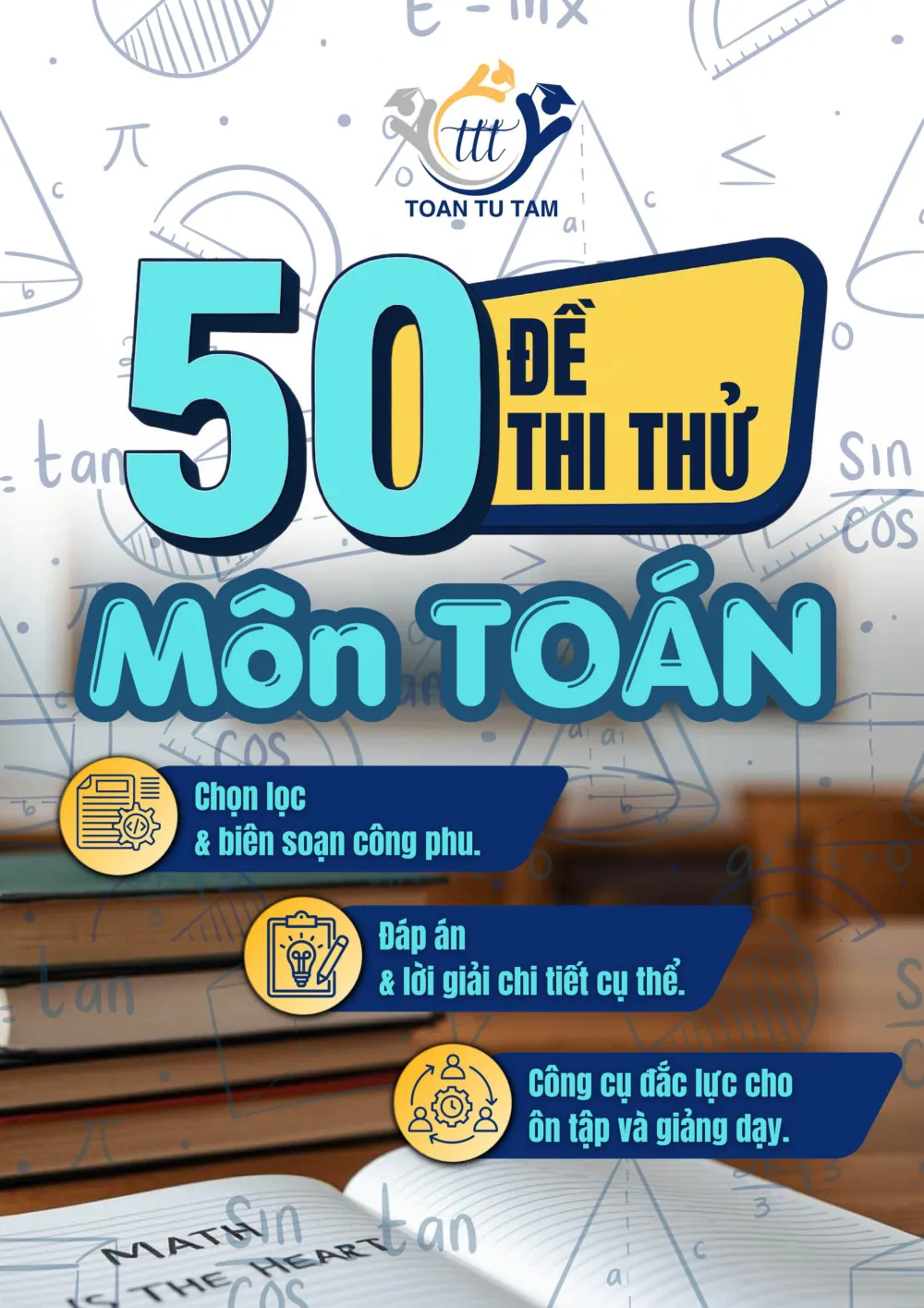 Xem trước trang 1 của "50 Đề Ôn Tập Kỳ Thi Tốt Nghiệp THPT Môn Toán Năm Học 2025-2026"