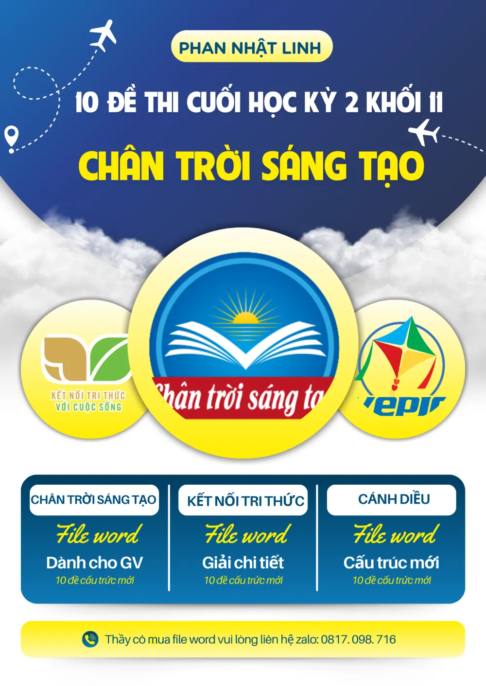 Xem trước trang 1 của "Đề cuối kỳ 2 Toán 11 CTST - Năm học 2023-2024 theo định hướng Bộ GD&ĐT 2025"